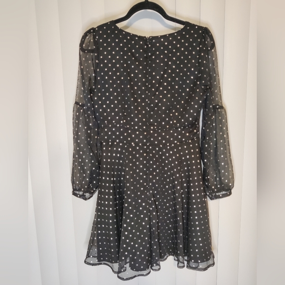 BB Dakota Silver Stars Mini Dress Size 2 - Picture 2 of 4